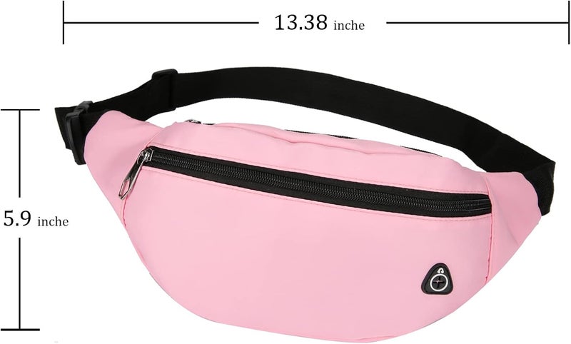 DAITET Crossbody Fanny Pack for Men&Women,Large Waist Bag & Hip Bum Bag with Adjustable Strap for Outdoors Workout Traveling Casual Running Hiking Cycling - Image 3